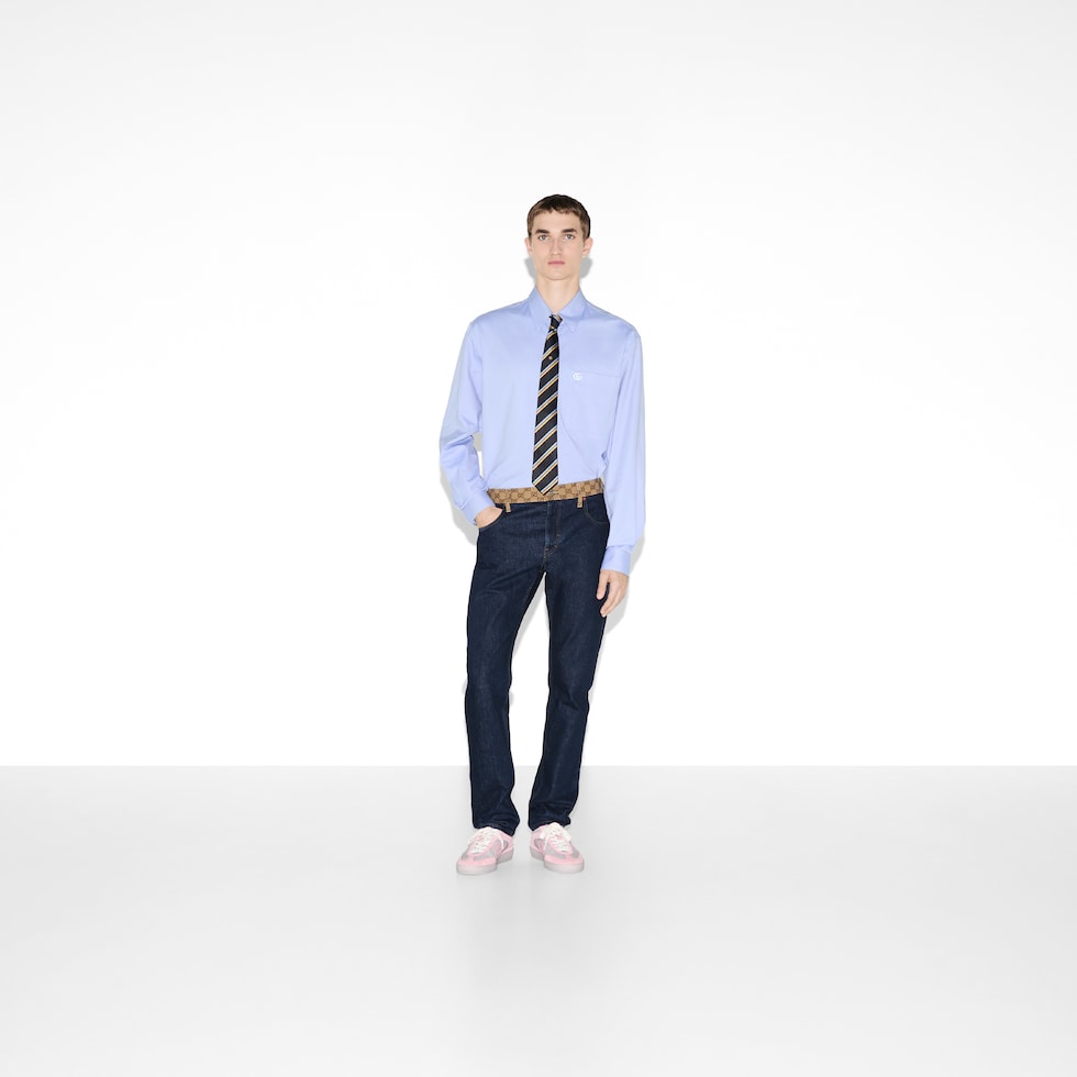 Tapered denim pant