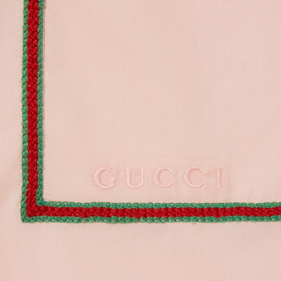 Children's cotton dress with embroidery