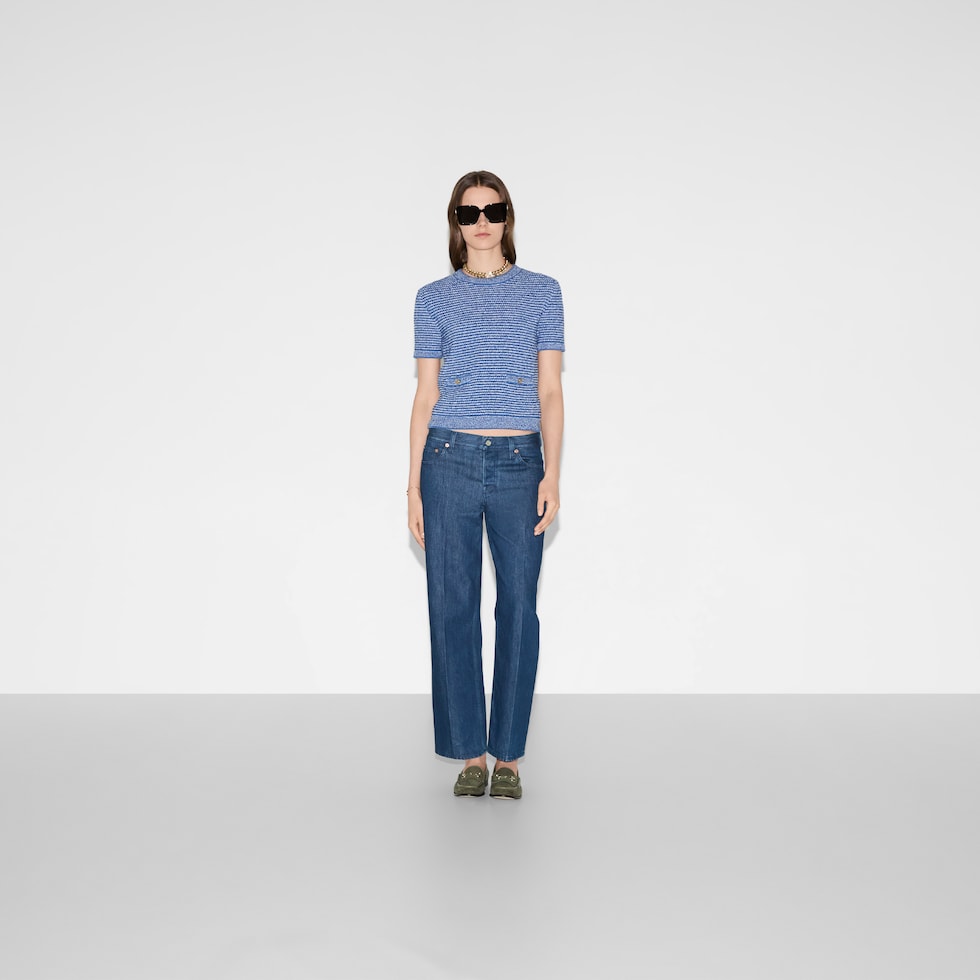 GUCCIレディースホワイトデニムパンツ38 レディース ジーンズ | デニムスカート | GUCCI® JP