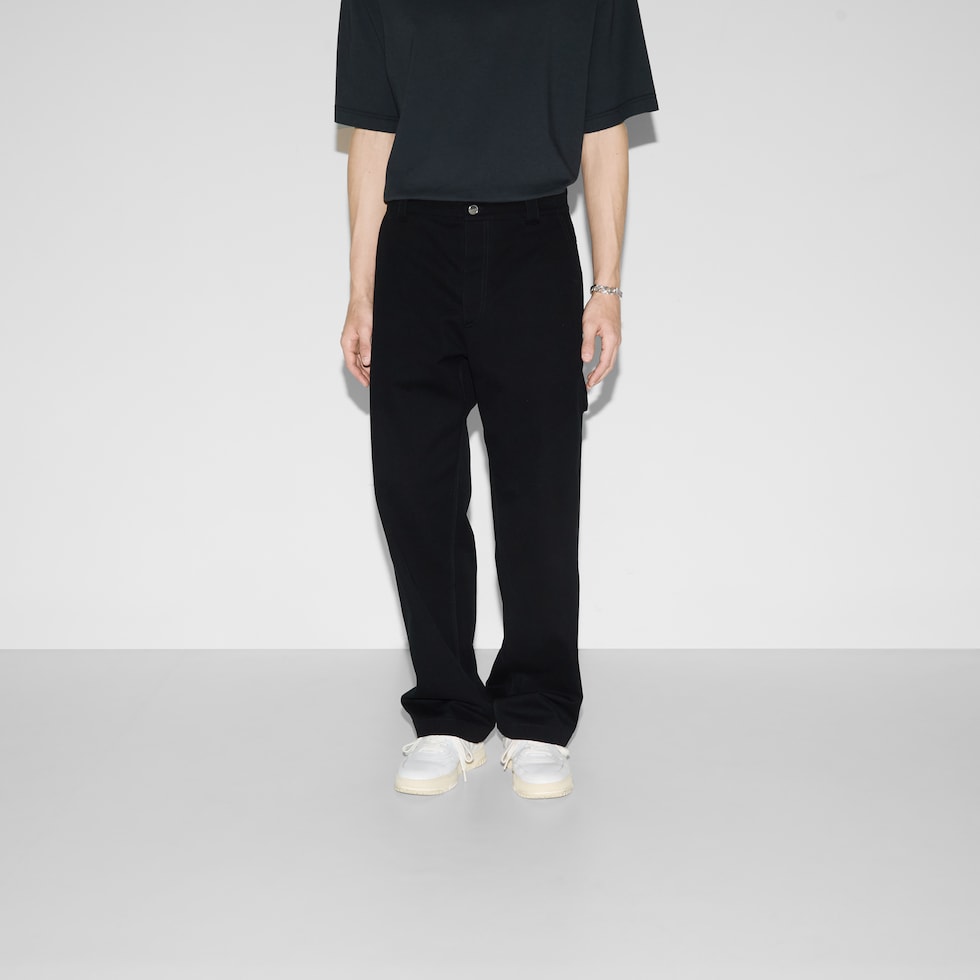 Heavy cotton canvas trousers