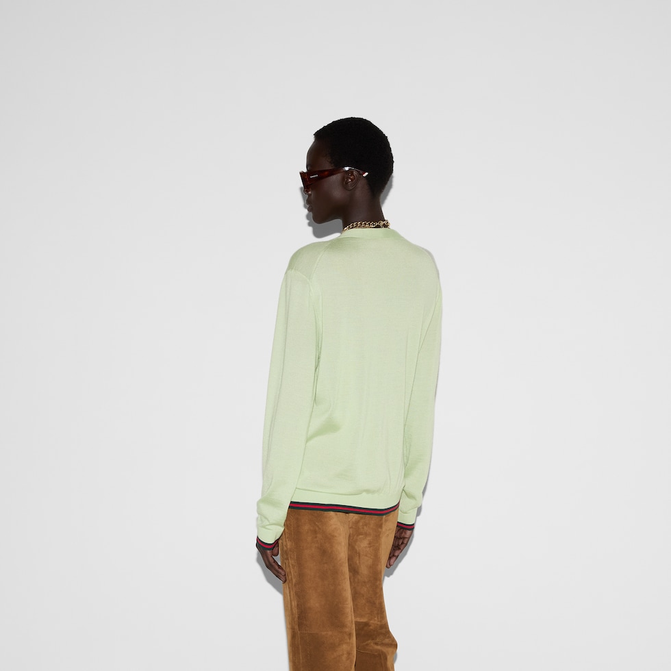 Extra fine cashmere silk cardigan