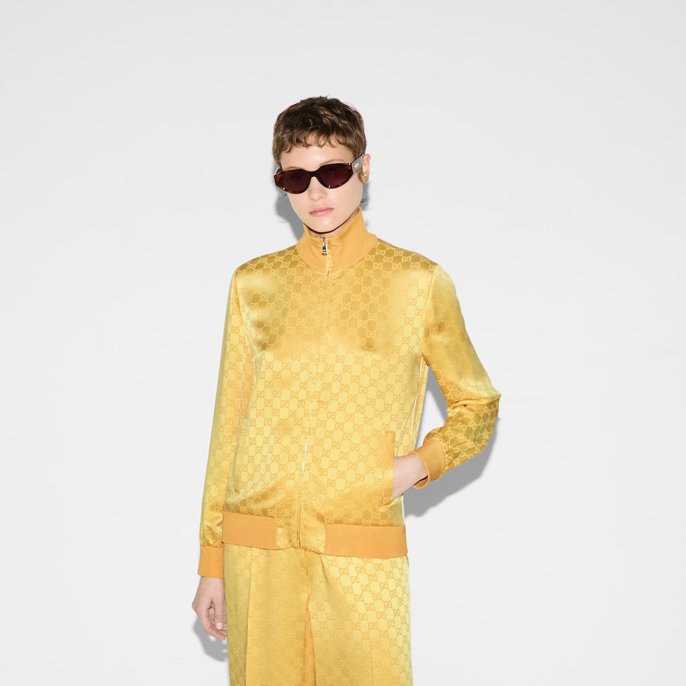 GG jacquard zip jacket
