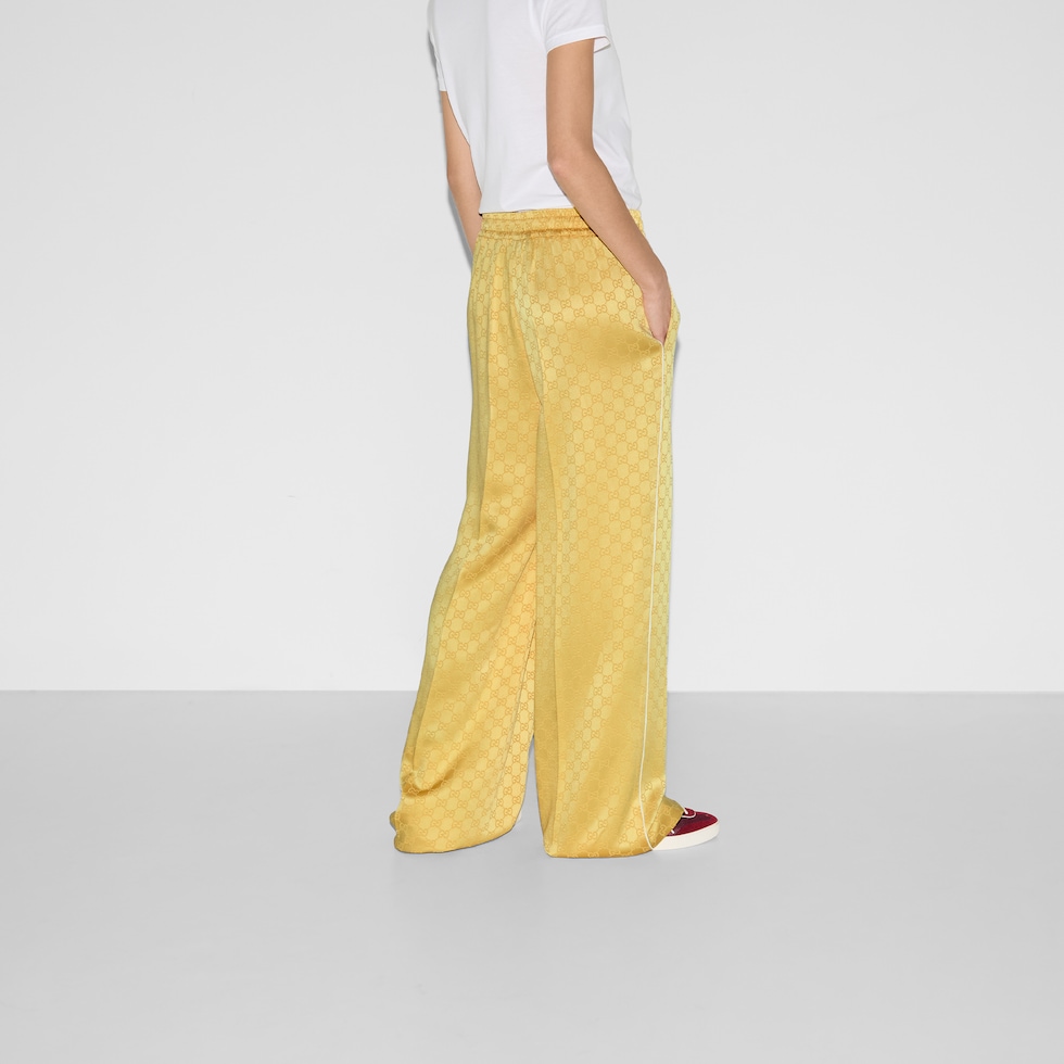 Relaxed fit GG jacquard pants