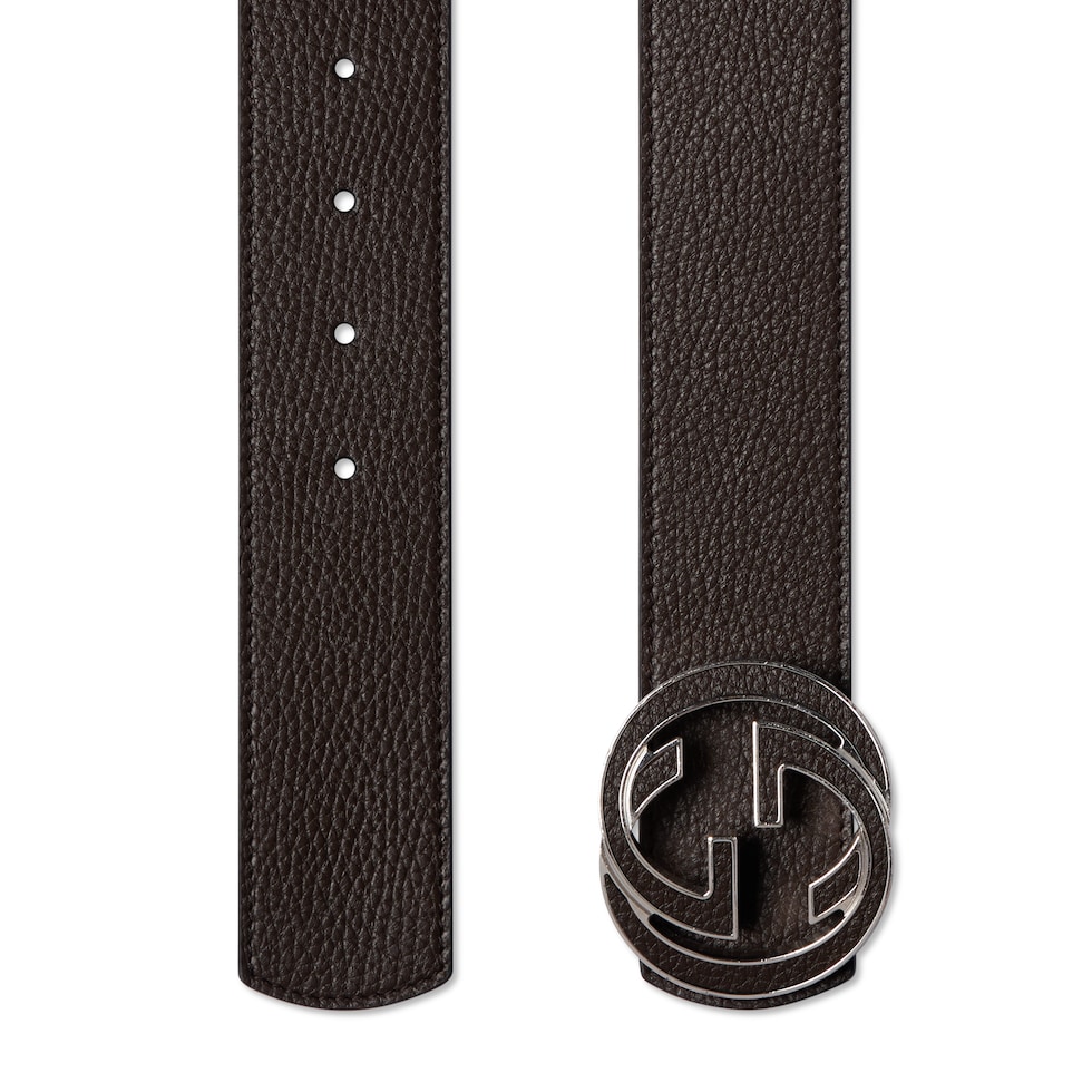 Reversible belt with Interlocking G buckle