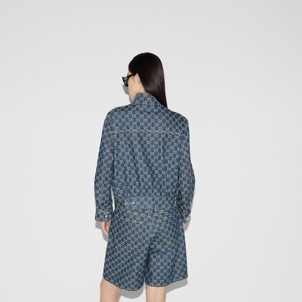 GG denim jacquard jacket