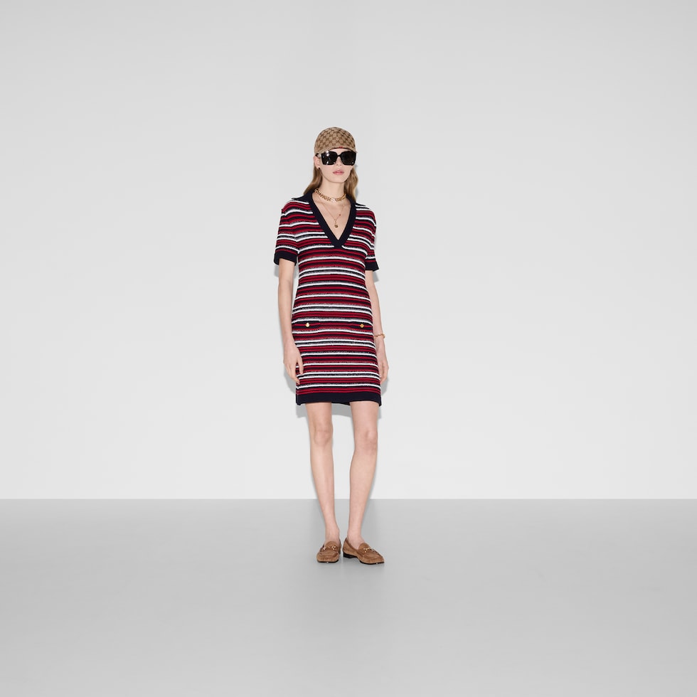 Vestido polo de lana fina
