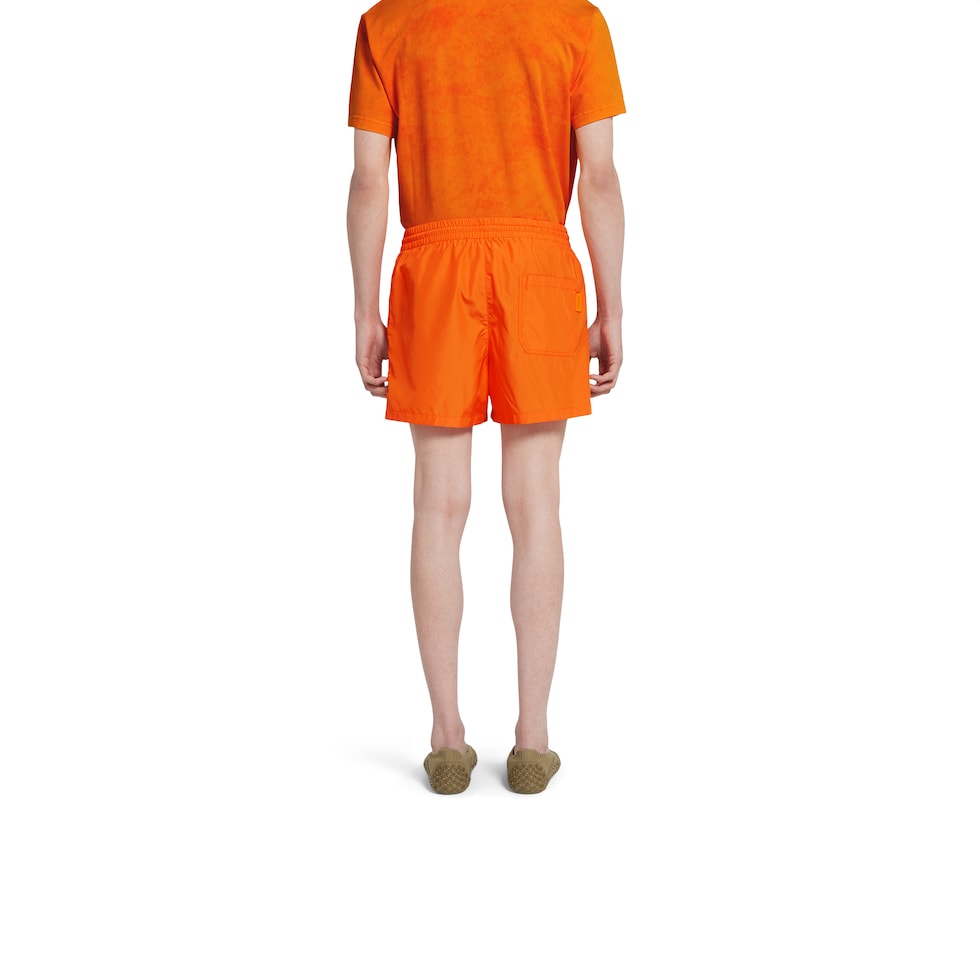 Technical poplin swim short