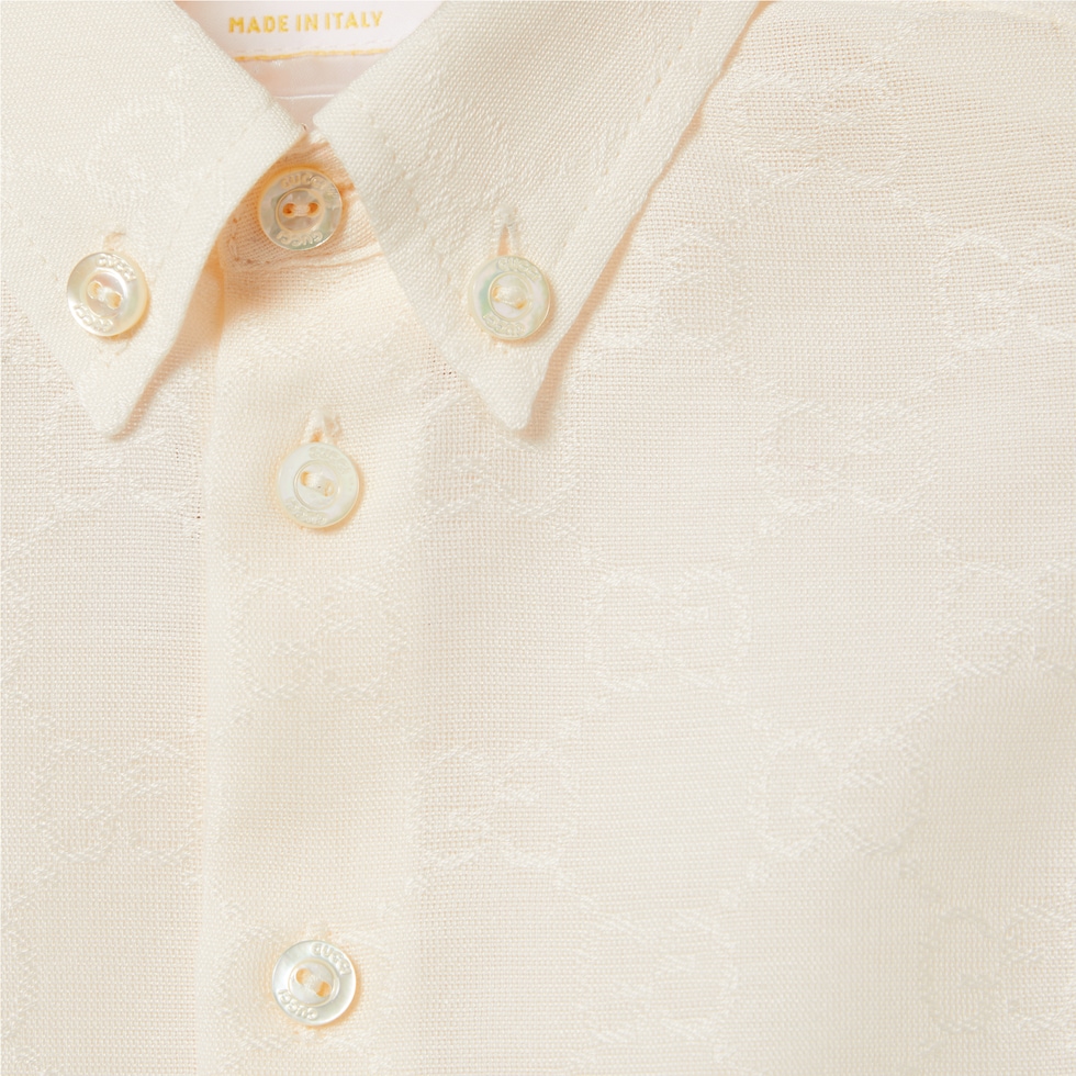 Baby GG cotton jacquard shirt