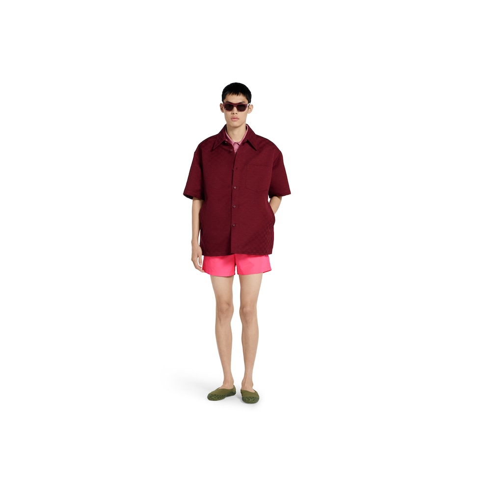 Oversize GG cotton shirt