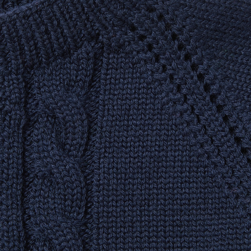 Baby wool cardigan with Web