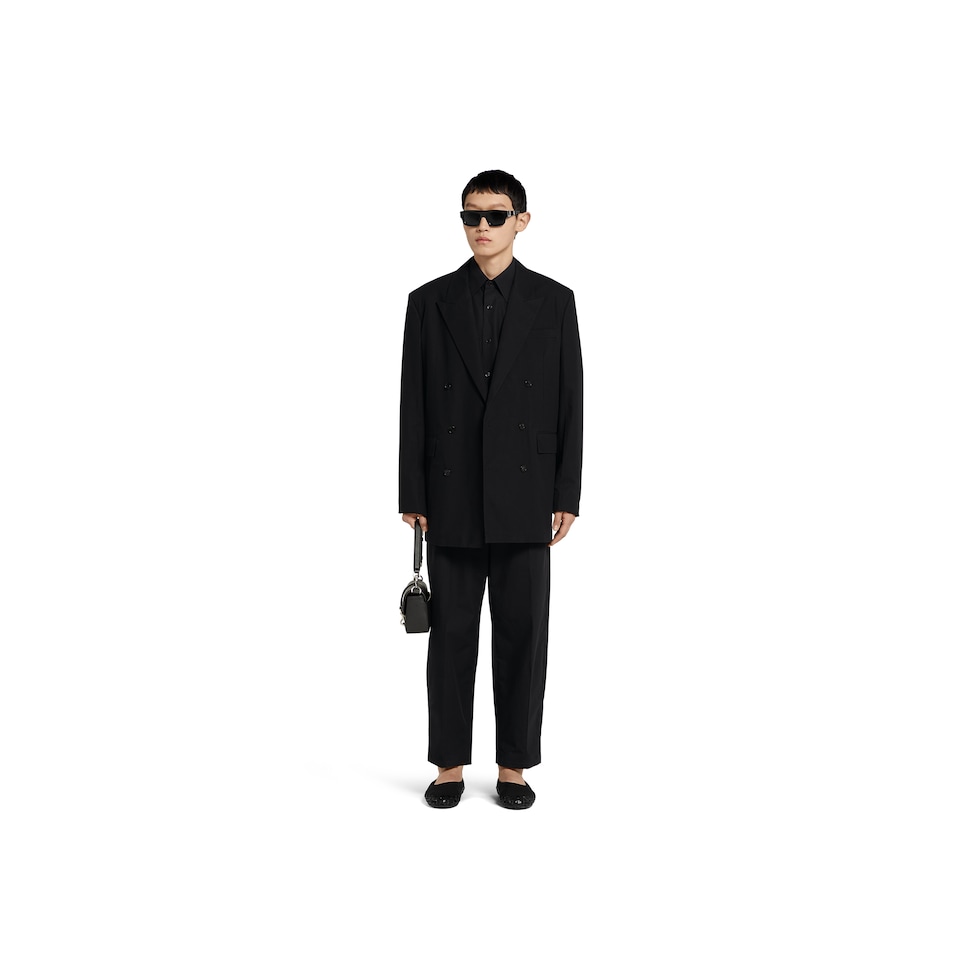 GUCCI スーツ　黒　44 シングル2B ブラック　M グッチ グッチ [ GUCCI ] オールGG柄 セットアップ スーツ ブラック 黒