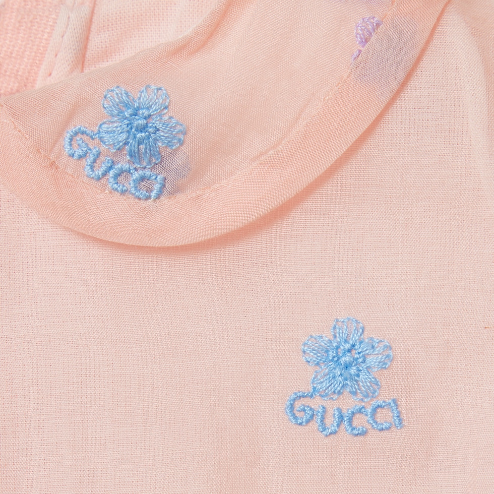 Baby embroidered organza dress