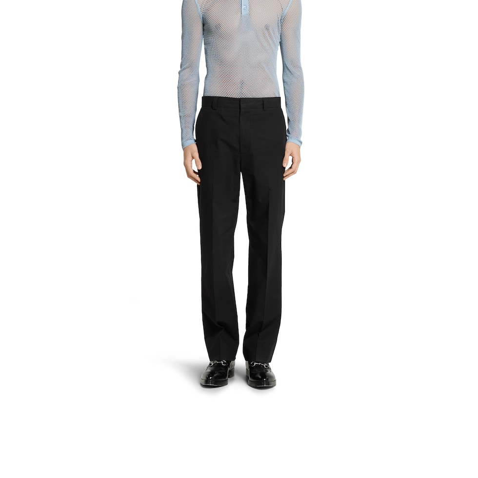 Cotton poplin pant
