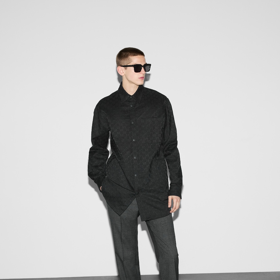 GG canvas shirt