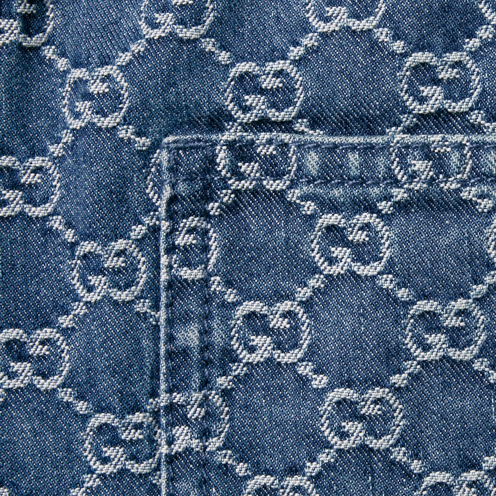 Children's GG denim shorts