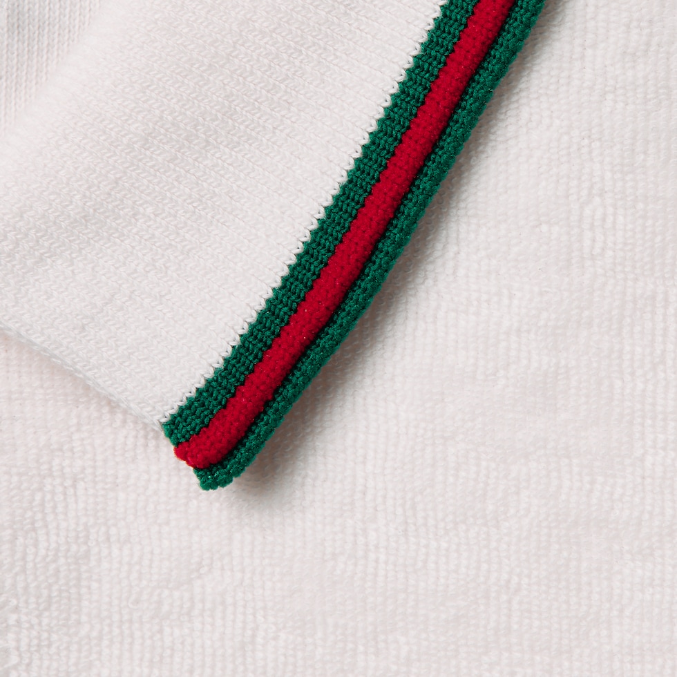 Kinder-Poloshirt aus Baumwolle mit Web
