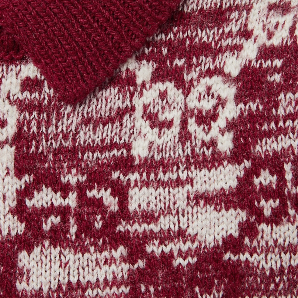 Children's GG wool jacquard dress