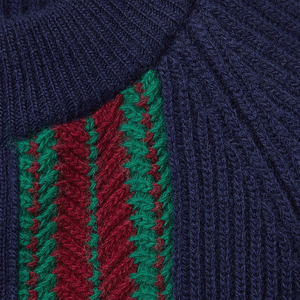 Children's wool cardigan with Web