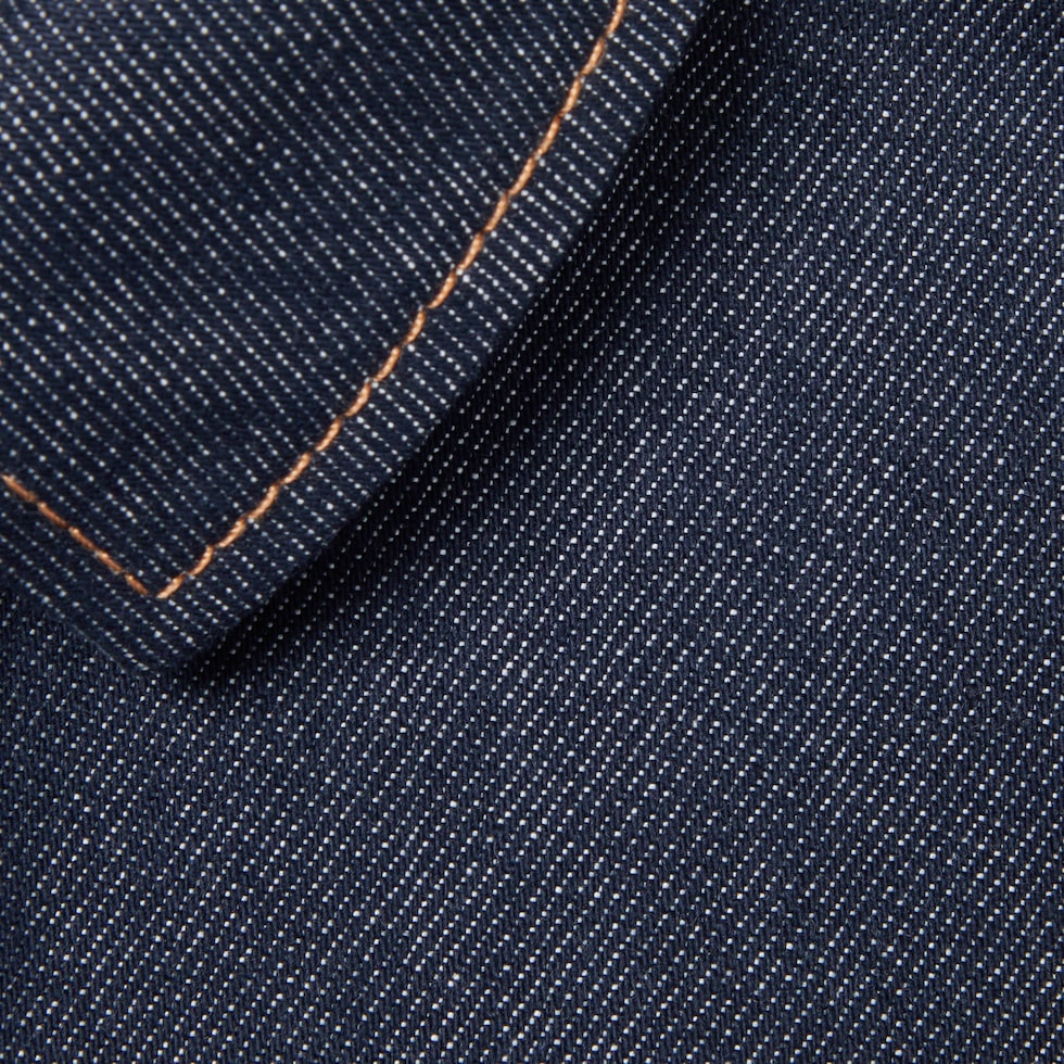 Children's denim dress with Horsebit