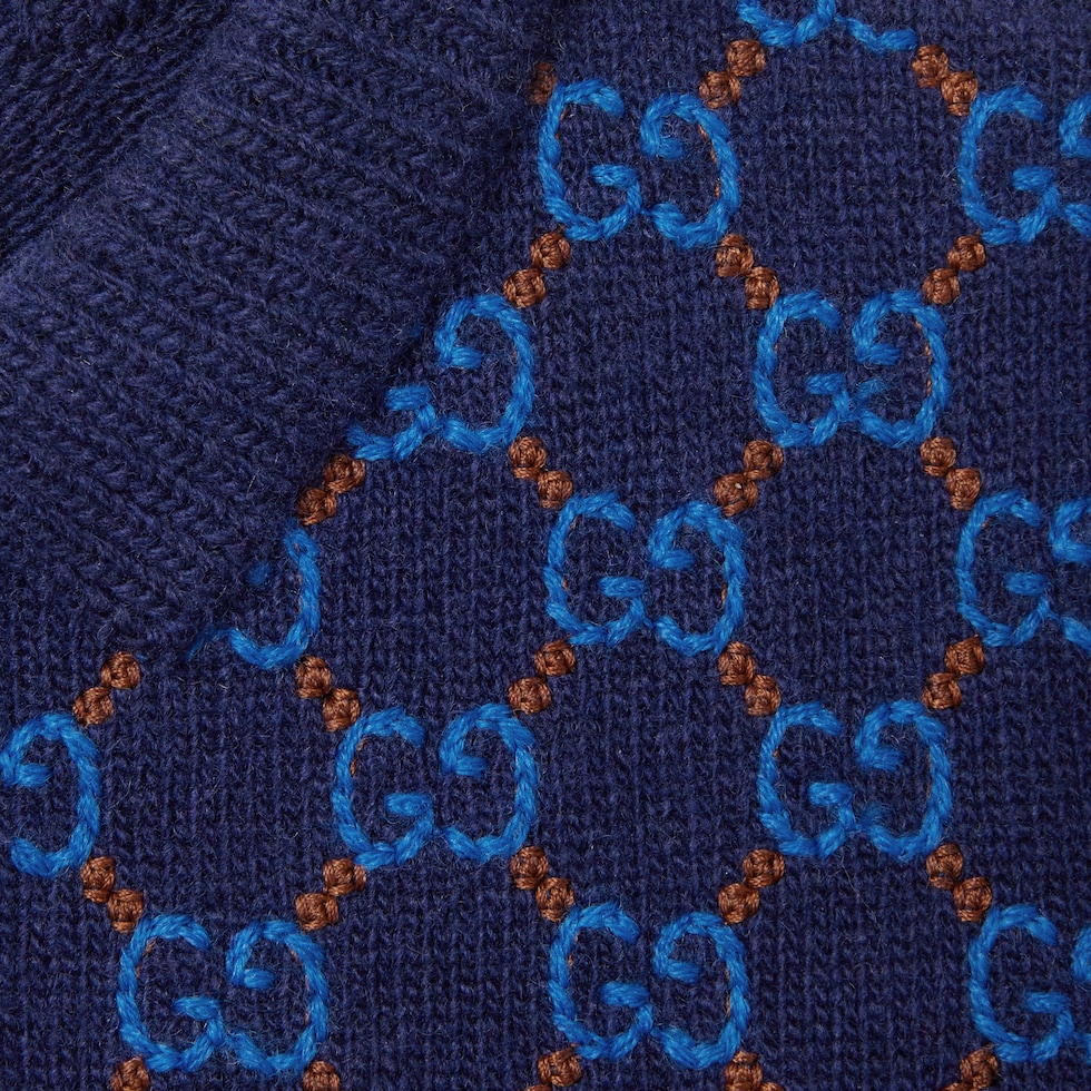 Children's wool dress with embroidery
