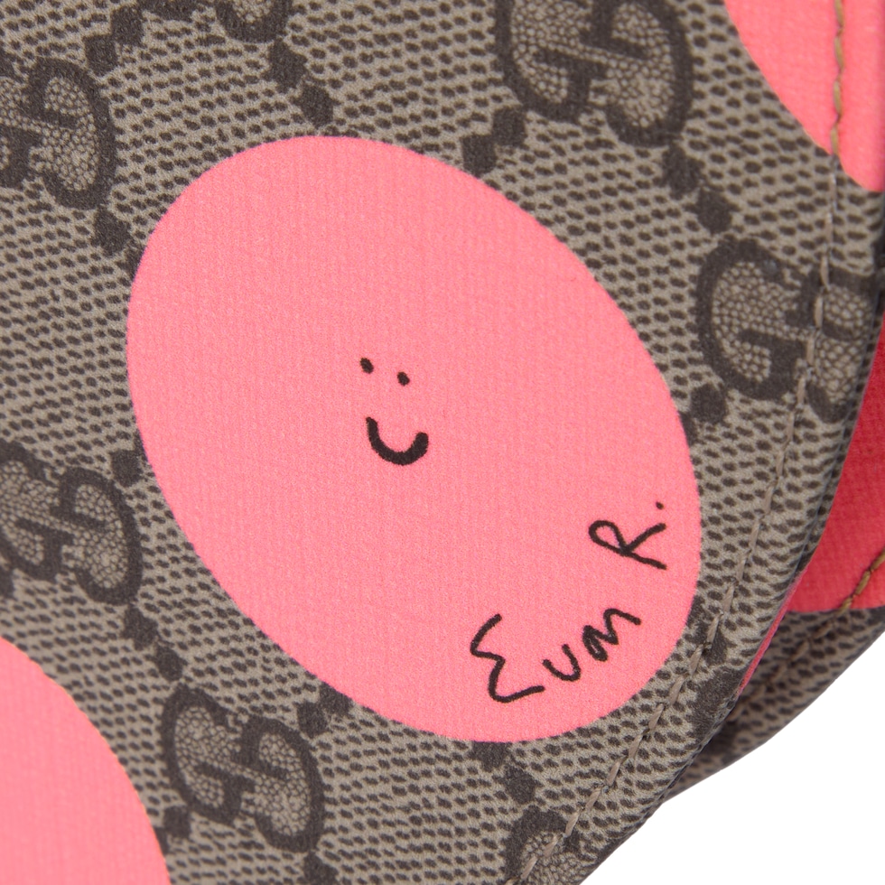 Children's printed GG top handle bag