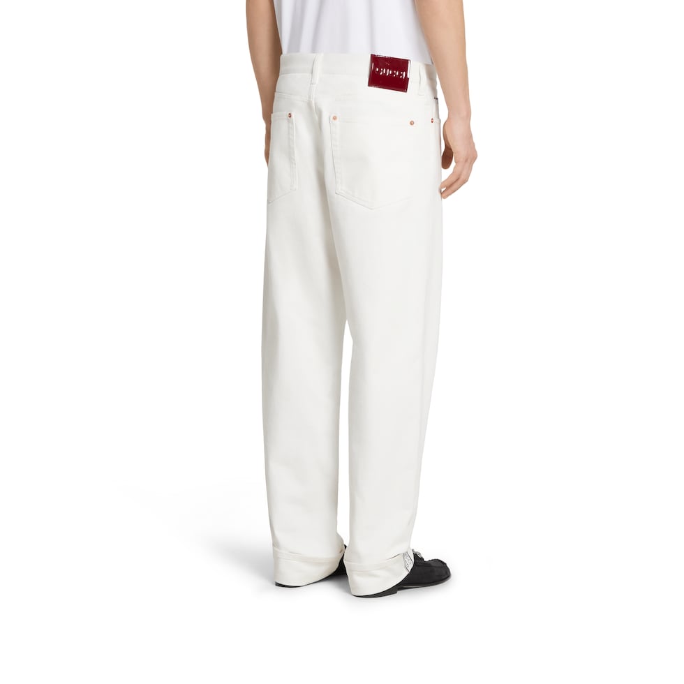Hose aus Selvedge-Denim aus Baumwolle