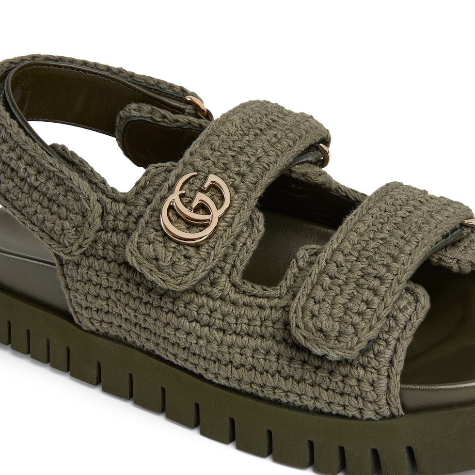 Women's sandal with Double G