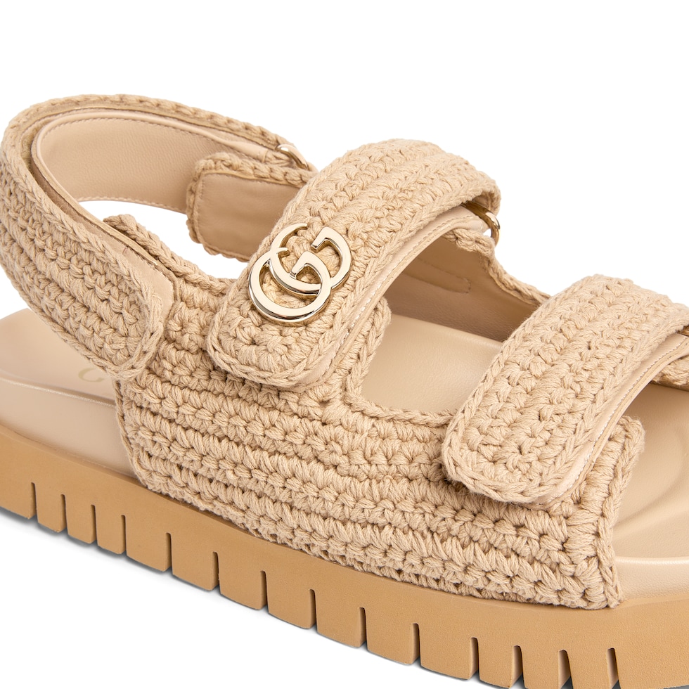 Women's sandal with Double G