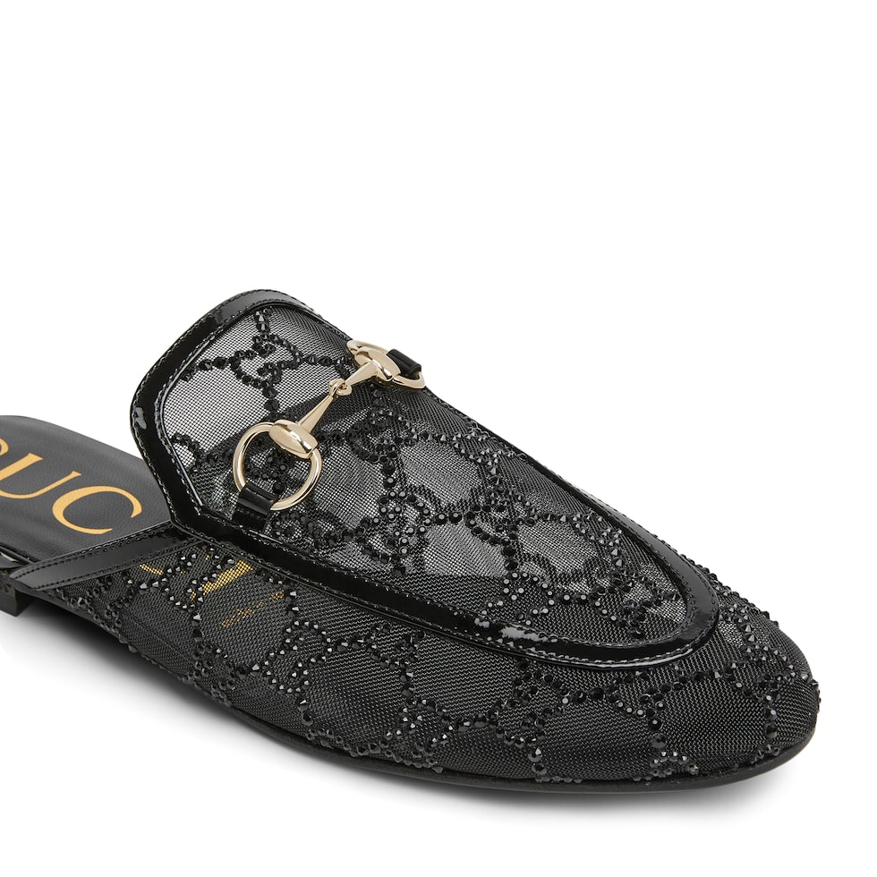Women's GG crystal Princetown slipper