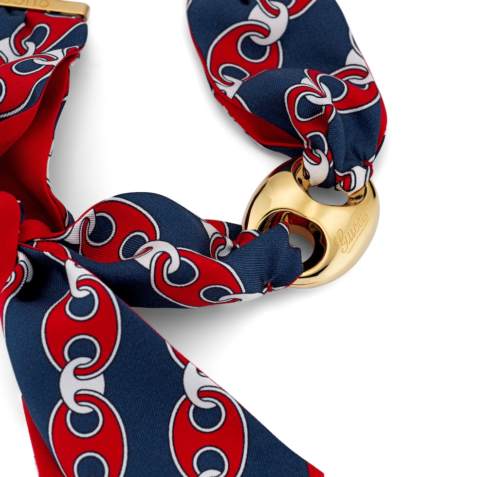 Gucci Marina Chain silk necklace