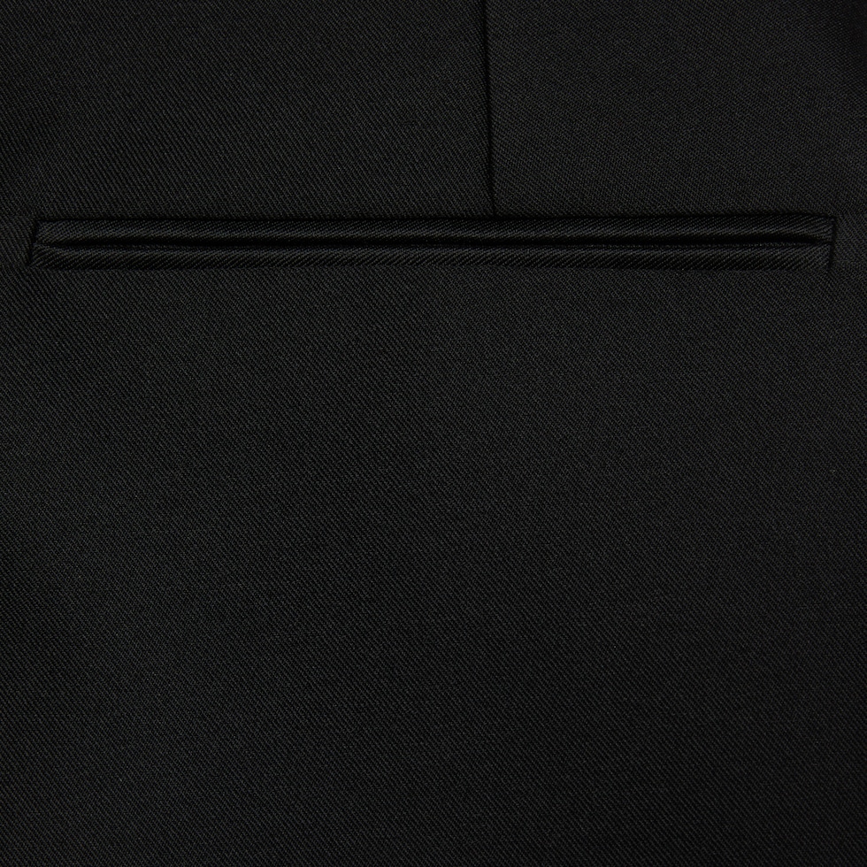 Wool silk gabardine shorts