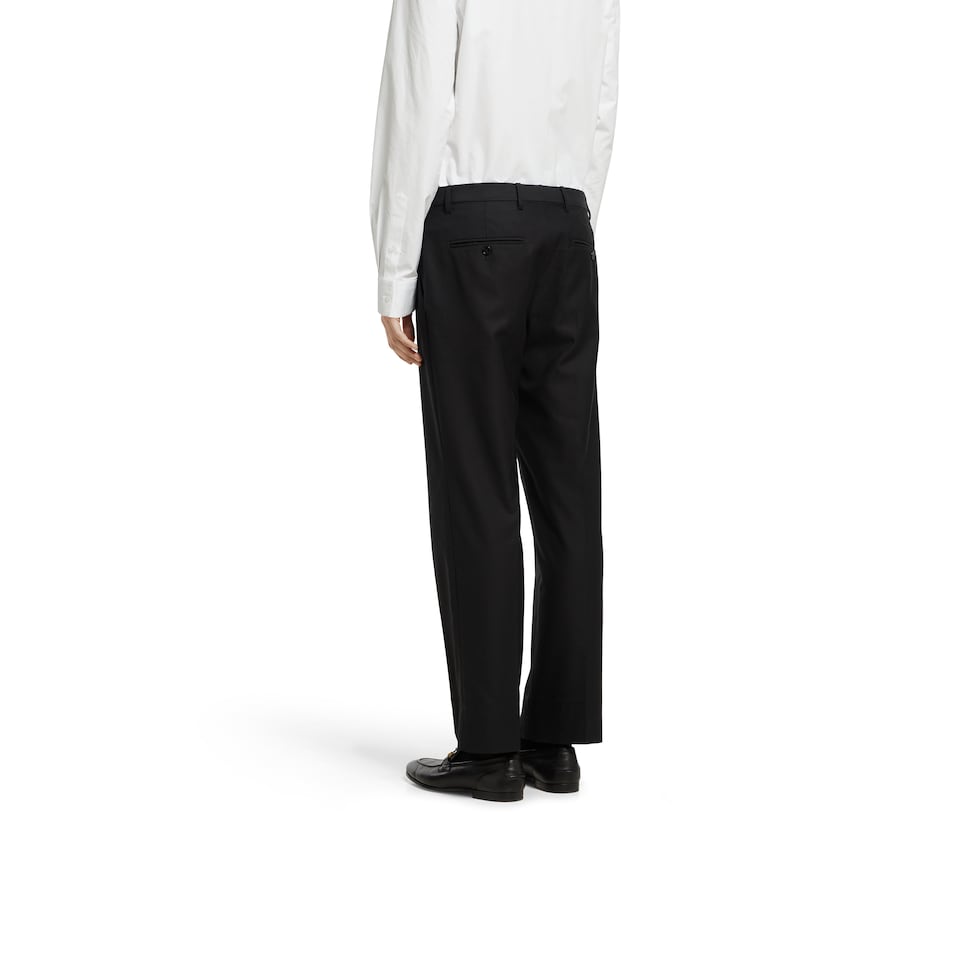 Cotton canvas pant with Web detail