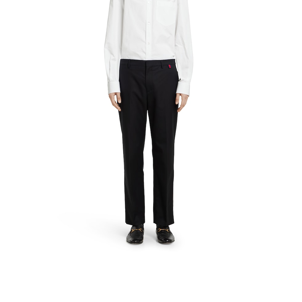 Cotton canvas pant with Web detail