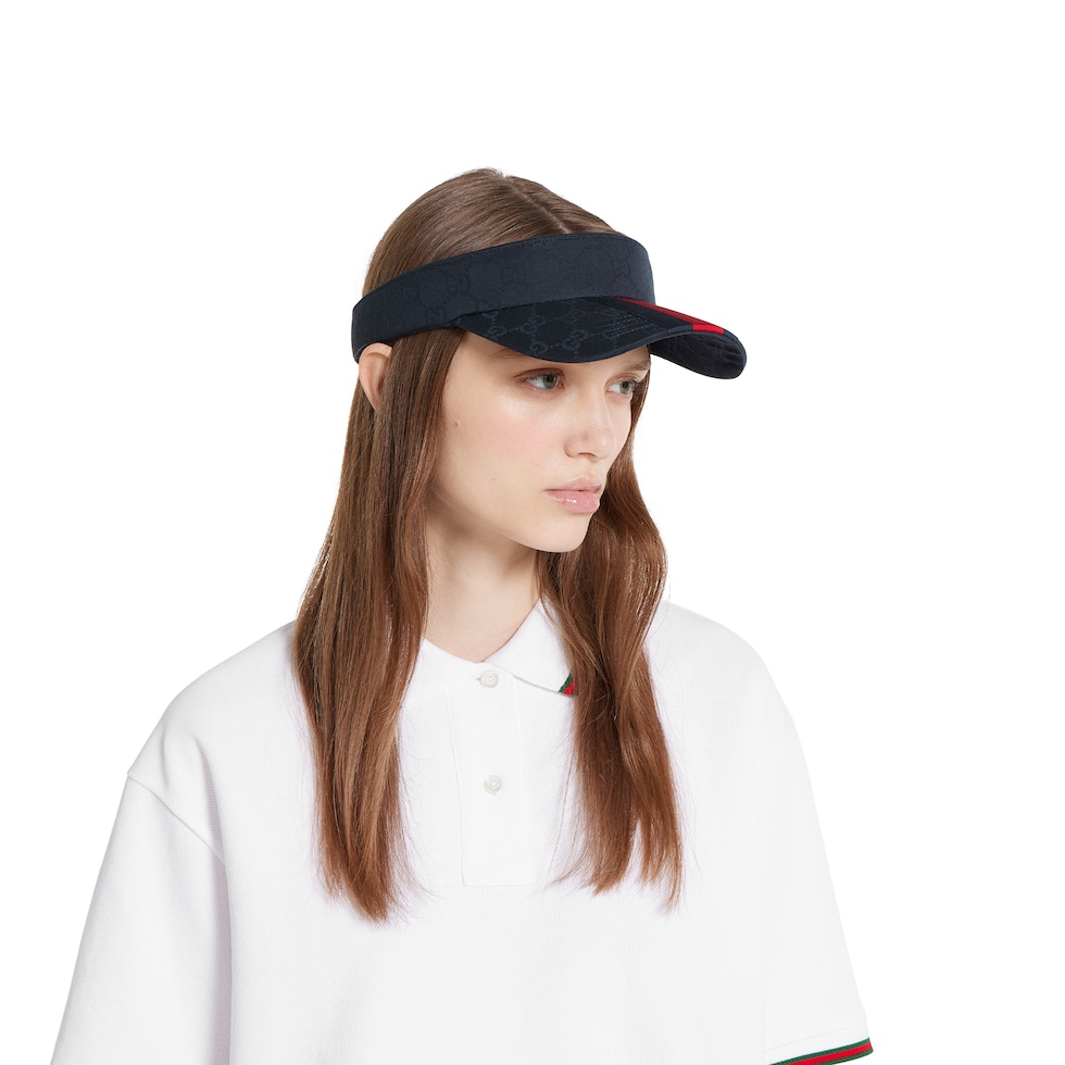 GG canvas visor with Web