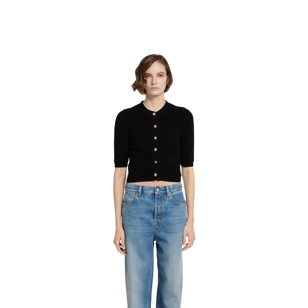 GUCCI - GUCCI ウール ボーダー プルオーバー ニット 11065891_cd3.jpg