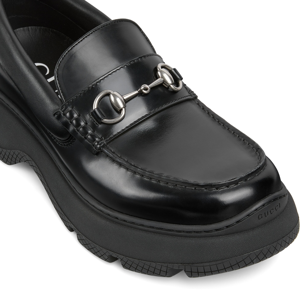 Mocasines con suela de goma con Horsebit para hombre