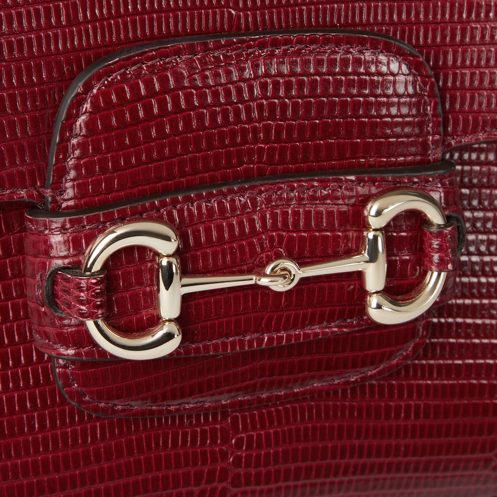 Gucci Horsebit 1955 lizard mini bag