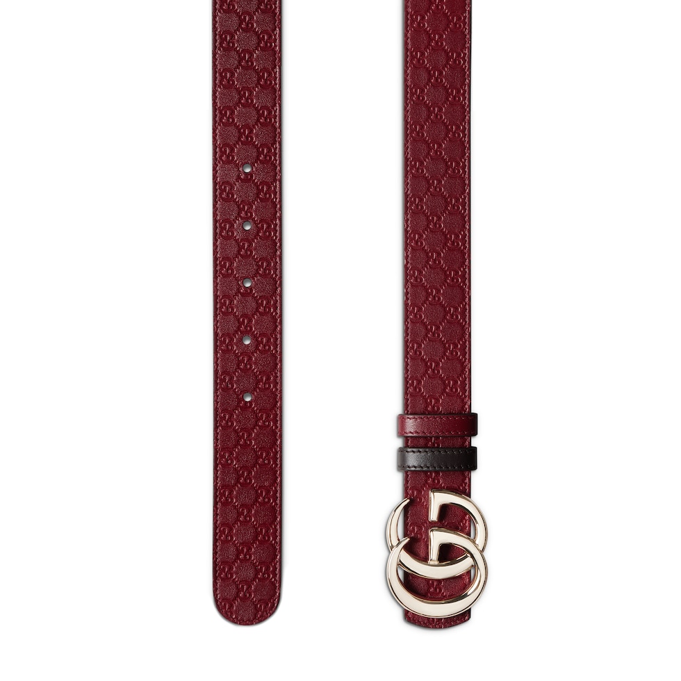 Cintura reversibile GG Marmont