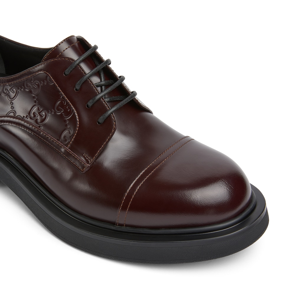 Men's lace-up shoe with GG detail