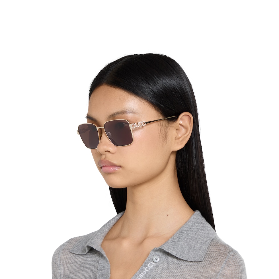 Square frame sunglasses