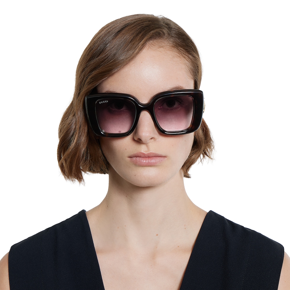 Butterfly frame sunglasses