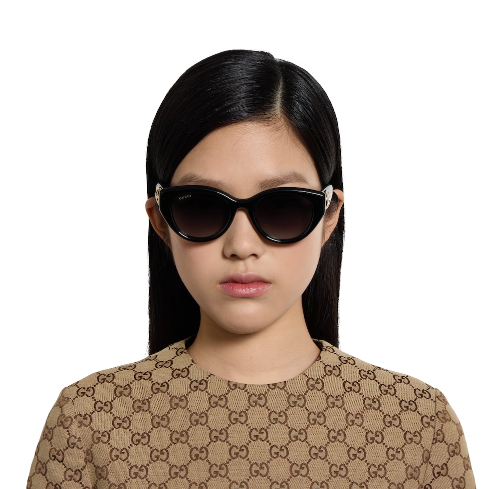 グッチ キャットアイ＆バタフライサングラス | GUCCI® JP