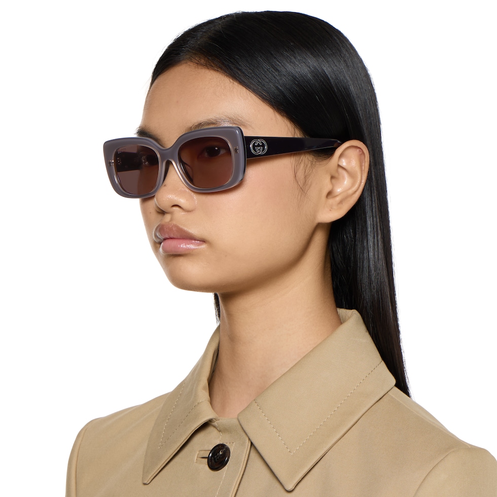 Low nose bridge fit sunglasses