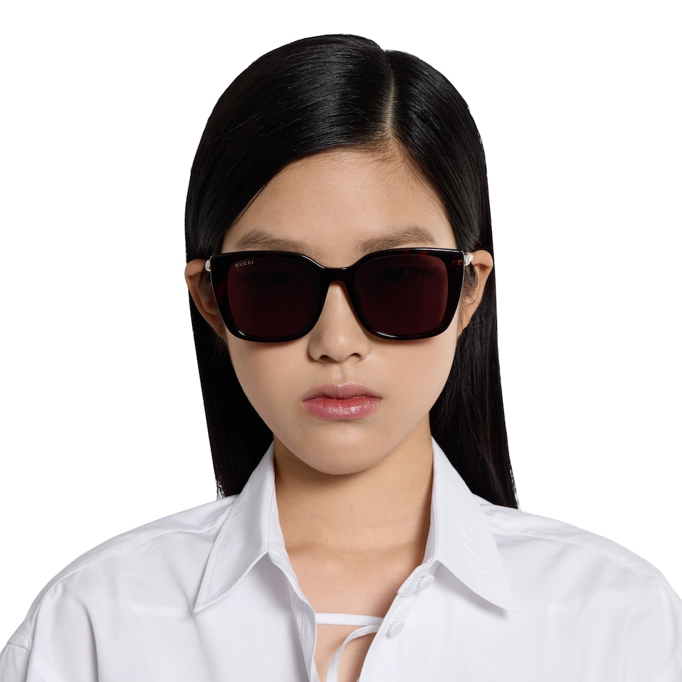 レディース ハイブランド スクエアサングラス | GUCCI® JP