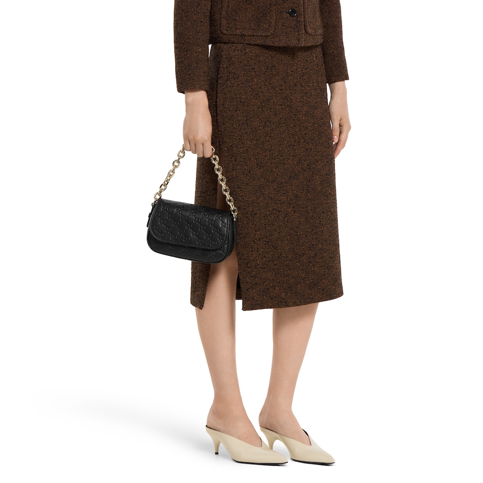 GUCCI ブラック パーティーバッグ ゴールドチェーン imgrc0072880741.jpg