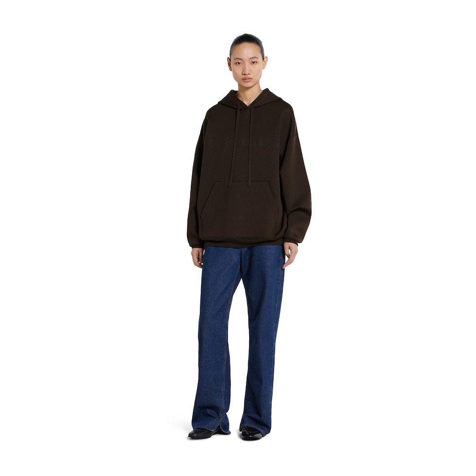Kapuzenpullover aus extrafeinem Strick