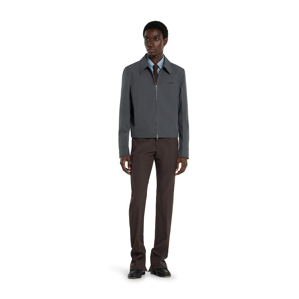 Bluse aus GG Seidenjacquard