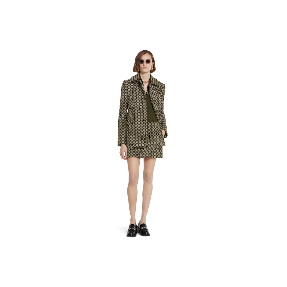 GUCCI ミニスカート Gucci ストライプ ミニスカート | ニュートラル | FARFETCH JP