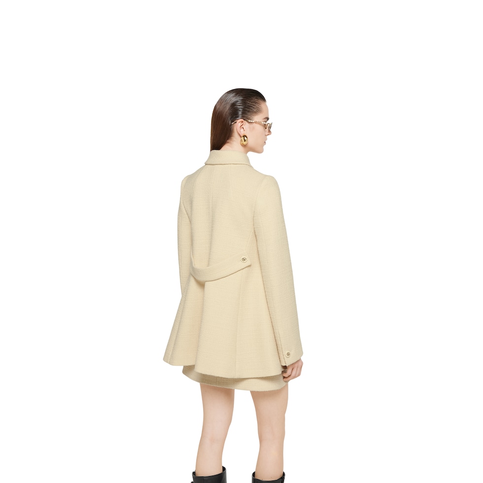 アウターその他 GUCCI Women Outer 34549101 822333 ZAR6K 1505 GREY Wool bomber jacket in grey | GUCCI® US