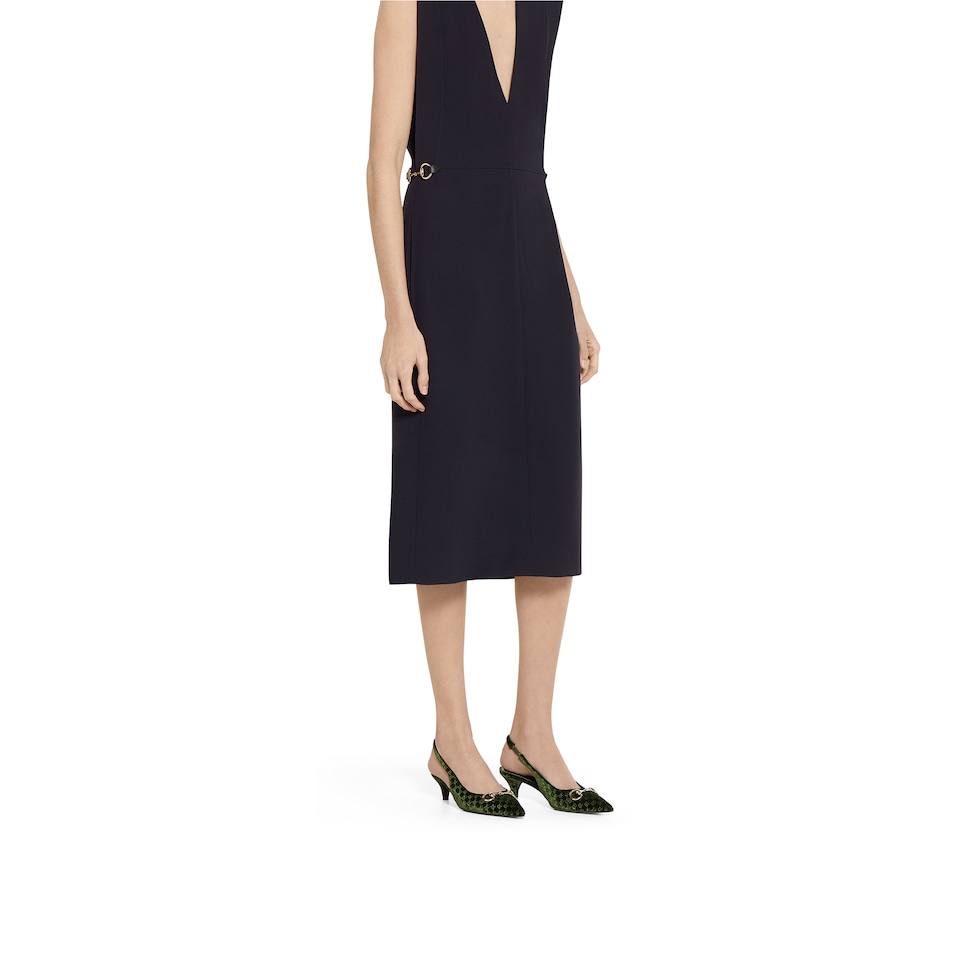 Women's slingback pump with Horsebit